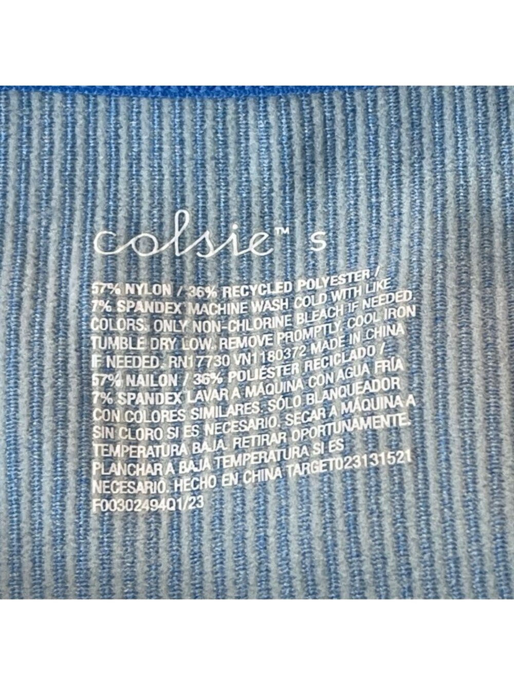 Colsie Women's Blue Sleeveless Stretchable Shirt Sz S - Picture 6 of 6